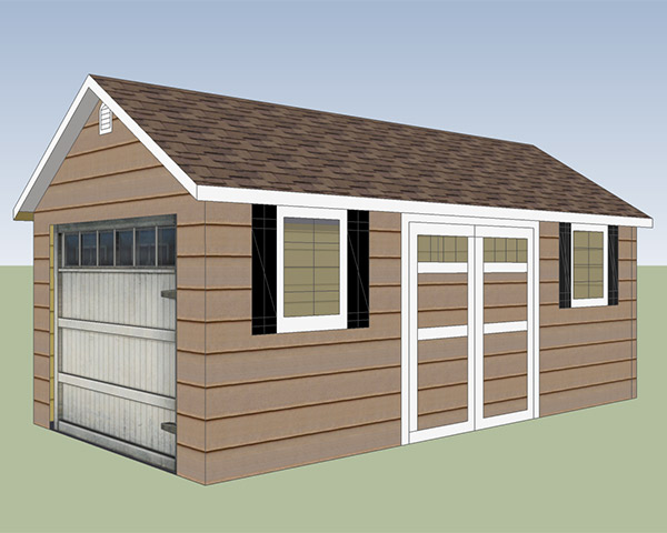We can custom-draw your shed to order