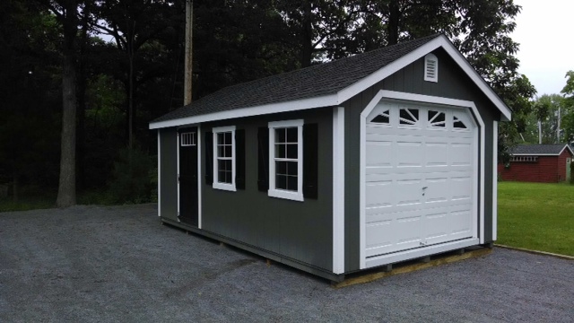 12x20 custom single-story a-frame garage