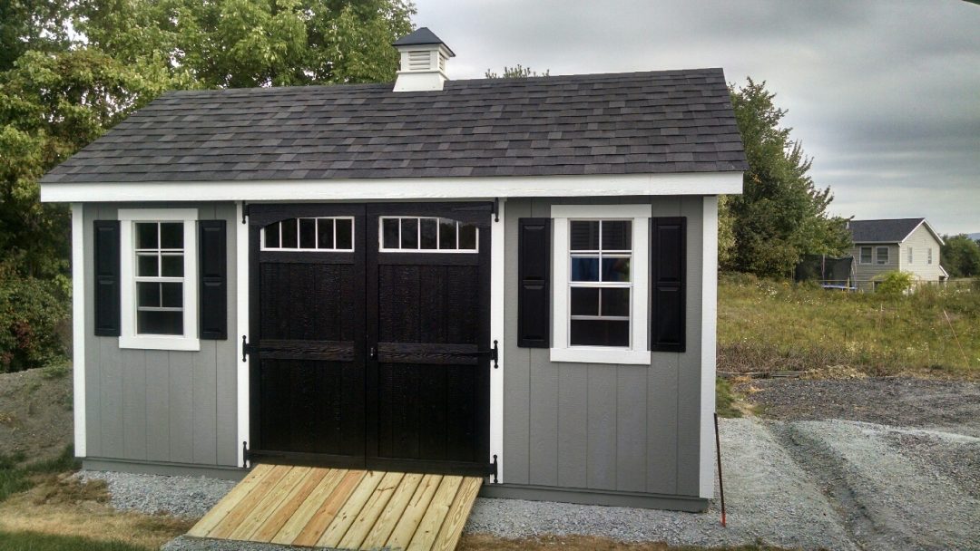 10x16 Elite A-Frame shed delivered to Poestenkill, NY