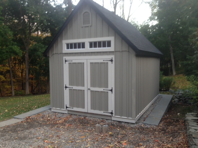 12x16 A-Frame shed delivered to Millbrook, NY